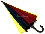 Зонт  женский трость Радуга 16 спиц, Susino, арт.7018-2_product